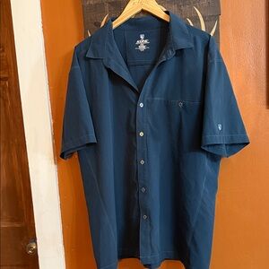 Kuhl Men's Navy Casual Button Down Shirt